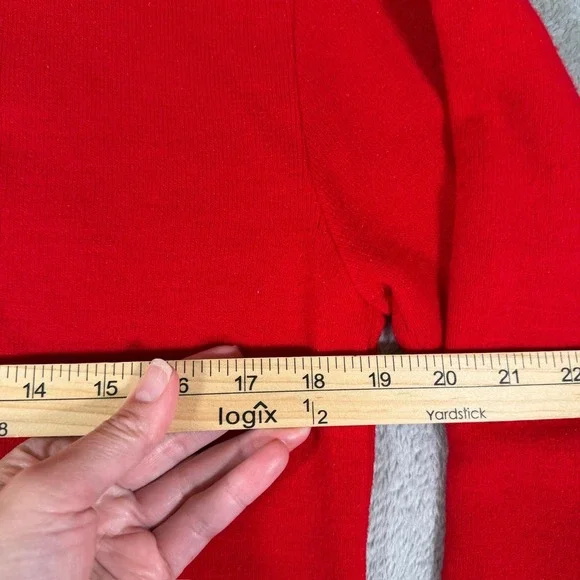 Vintage Jantzen‎ NFL Sweater Adult Small Red Knit Mock Neck Chiefs 70s - Picture 8 of 9